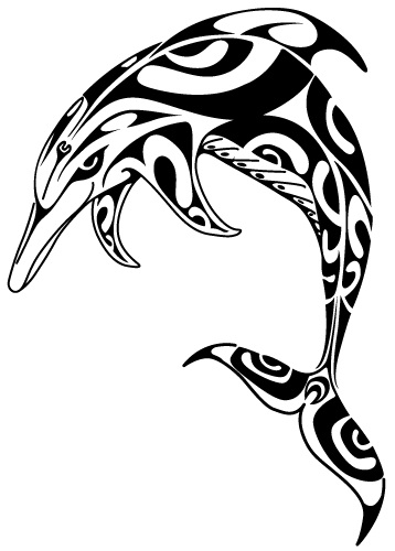 10 Beautiful Tribal Dolphin Tattoos Only Tribal
