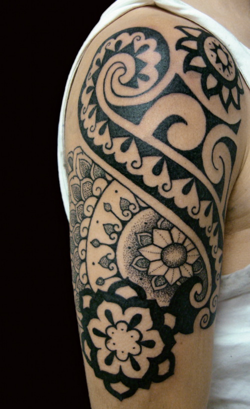 23 Stunning Tribal Half Sleeve Tattoos | Only Tribal