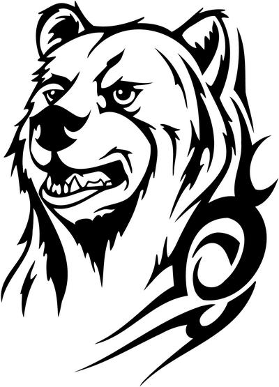 13 Beautiful Tribal Bear Tattoo