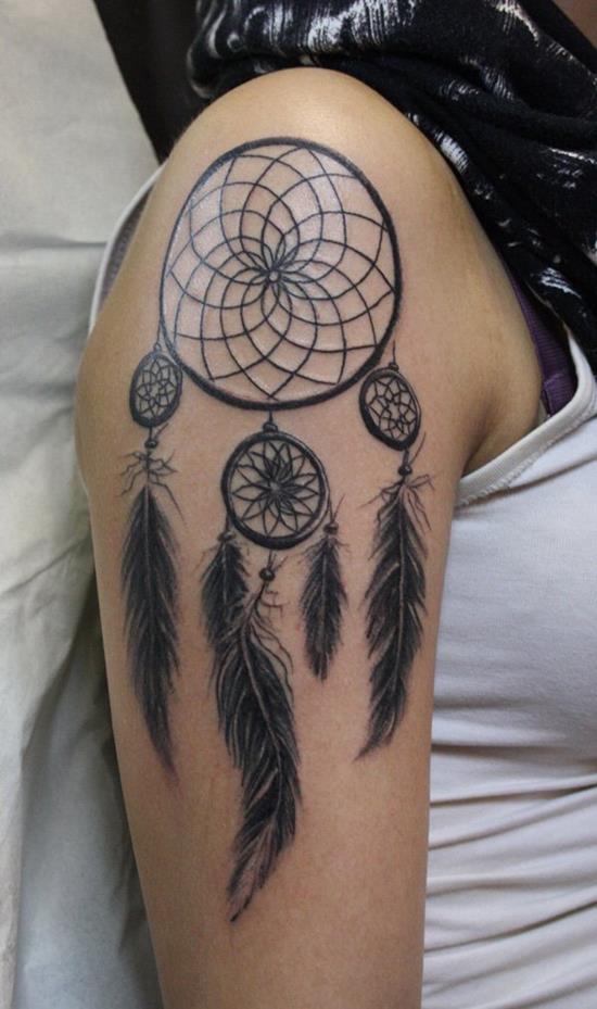 12 Stunning Tribal Dreamcatcher Tattoos