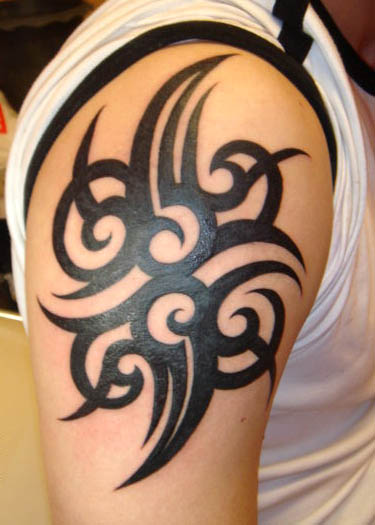 27 Beautiful Tribal Shoulder Tattoos | Only Tribal