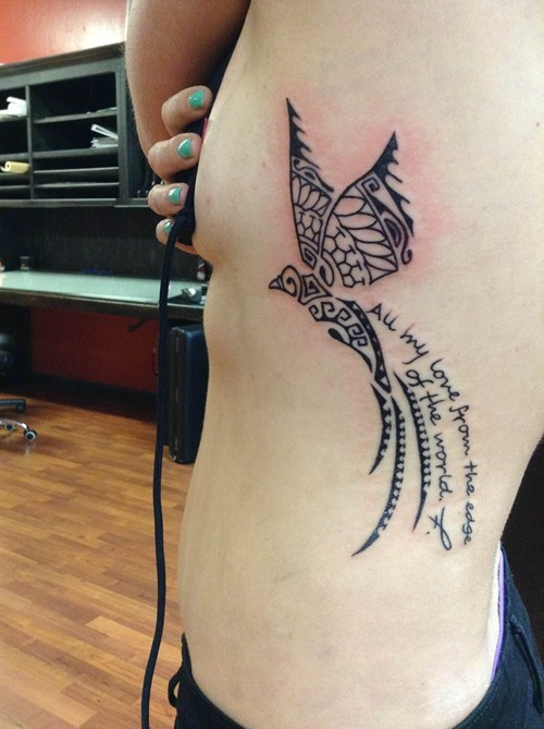 15 Awesome Tribal Bird Tattoo