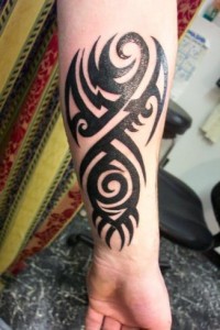 22 Interesting Tribal Forearm Tattoos