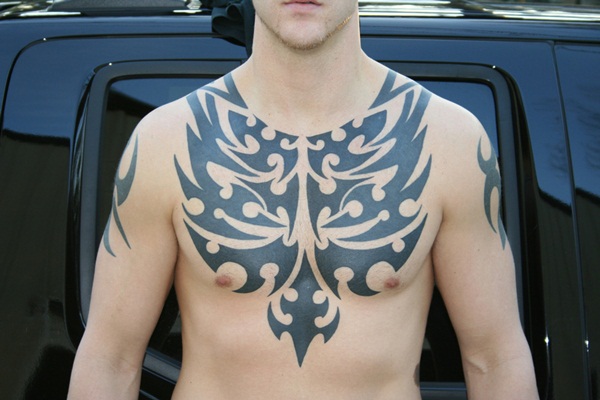 Tribal Armor Chest Tattoo - wide 3