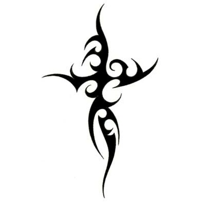 22 Beautiful Tribal Cross Tattoos Only Tribal