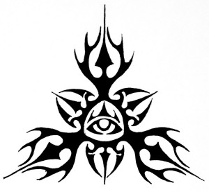 All Seeing Eye Tribal Tattoo