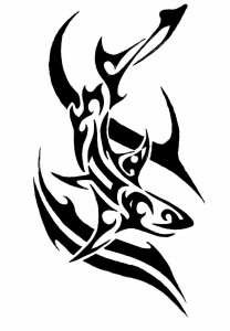 Aquarius Tribal Tattoo Pictures