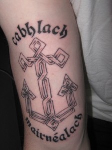 Celtic Anchor Tattoo
