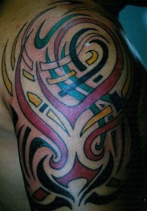 Color Tribal Tattoo