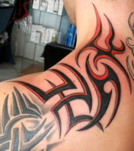 Colored Tribal Tattoos