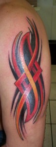 Colorful Tribal Tattoo