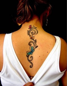 Colorful Tribal Tattoos for Women
