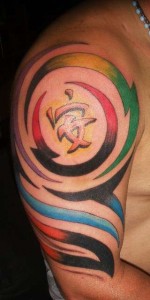 Colorful Tribal Tattoos