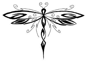 Dragonfly Tribal Tattoo