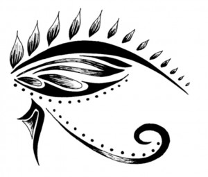 Eye of Horus Tribal Tattoo