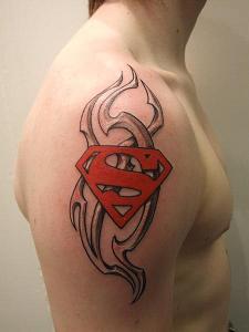 10 Stunning Superman Tribal Tattoos | Only Tribal