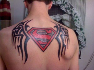 Superman Tribal Tattoos Designs