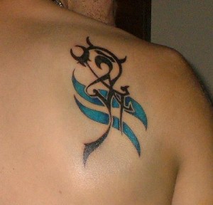 Tribal Aquarius Tattoos for Guys