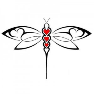 Tribal Dragonfly Tattoo Designs