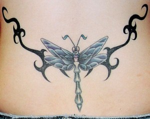 Tribal Dragonfly Tattoo Pictures
