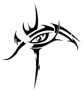 Tribal Eye Tattoo