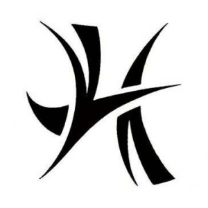 Tribal Pisces Symbol Tattoos