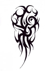 Tribal Pisces Tattoo Designs for Men