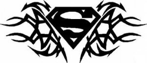 Tribal Superman Tattoo Pictures