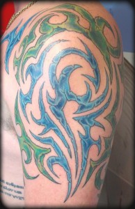 Tribal Tattoo Color