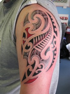 Tribal Tattoos Colored