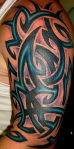Tribal Tattoos with Color