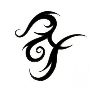 Tribal Zodiac Tattoos Pisces