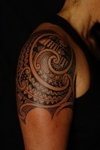 African Tribal Tattoos Half Sleeve