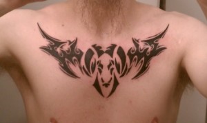 Aries Tribal Tattoos for Men