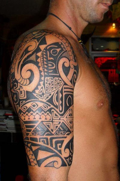 23 Stunning Tribal Half Sleeve Tattoos