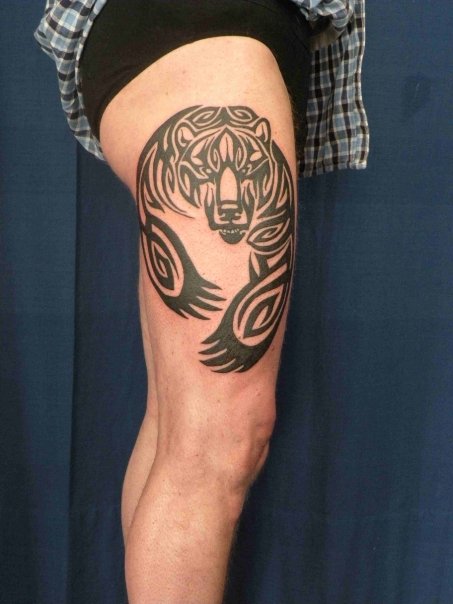 12 Realistic Looking Bear Tattoos For Leg  PetPress