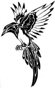 Bird Tribal Tattoo