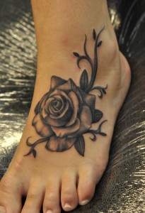 Black Foot Tribal Tattoos