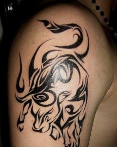 Bull Tribal Tattoos