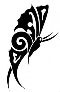 Butterfly Tattoo Tribal