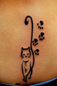 Cat Tattoo Tribal