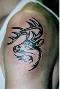 Deer Tribal Tattoo