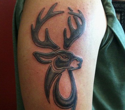 12 Stunning Tribal Deer Tattoos