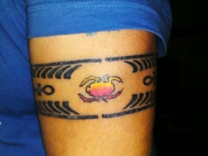 Egyptian Tribal Band Tattoo