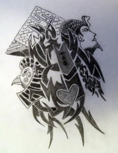 Egyptian Tribal Tattoos Designs