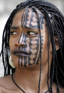 Face Tattoo Tribal