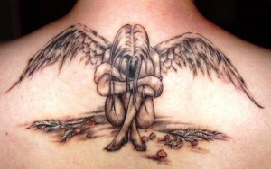 Fallen Angel Tribal Tattoos
