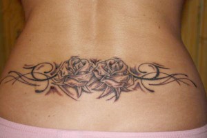 Female Lower Back Tribal Tattoos