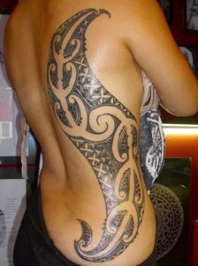 Feminine Polynesian Tribal Tattoos