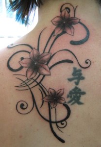 Flower Tattoo Tribal